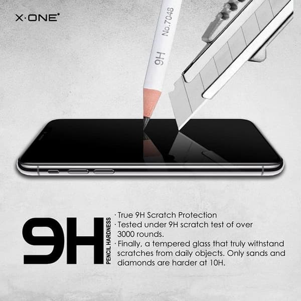 X-One iPhone 15 Pro Max Härdat Glas Skärmskydd Matte - Svart