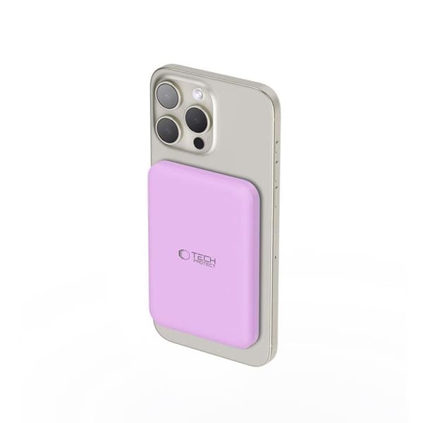 Tech-Protect Power Bank 5000mah Magsafe PB10 Lifemag - Lilac Lila