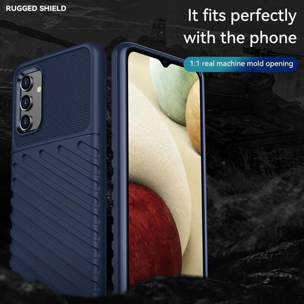 Thunder Twill Skal Galaxy A13 4G - Blå Blå