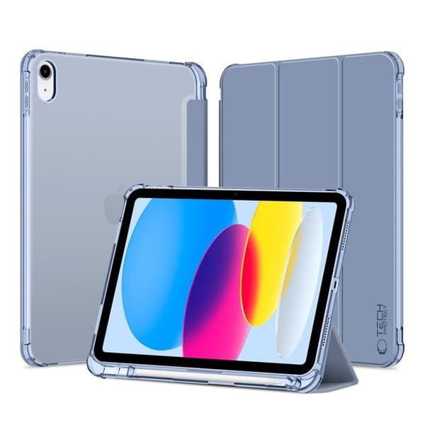 Tech-Protect iPad 10.9 (2022) Fodral med plats för pennna Blå