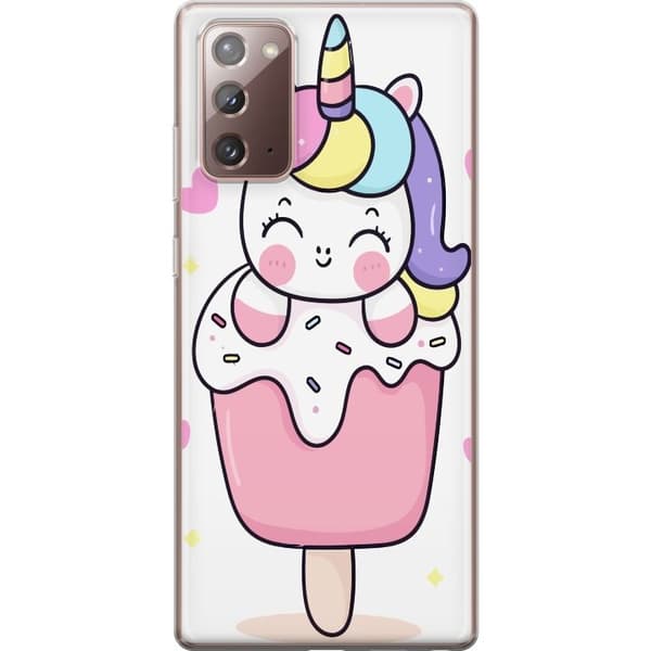 Telefontaske til Samsung Galaxy Note20 med Happy Unicorn