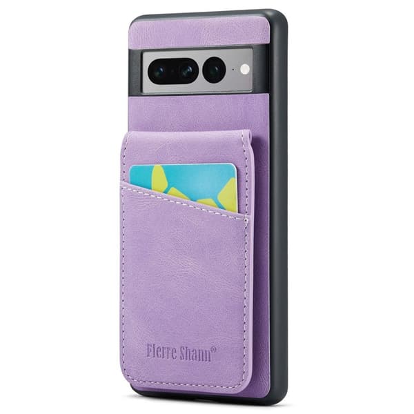 FIERRE SHANN Google Pixel 7 Pro Fodral PU+TPU - Lila