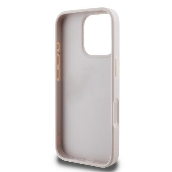 Guess Mobilskal till iPhone 16 Pro Max 4G Triangle Strass - Rosa Rosa
