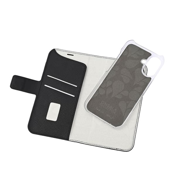 Onsala iPhone 16 Plånboksfodral MagSafe Eco - Svart Black