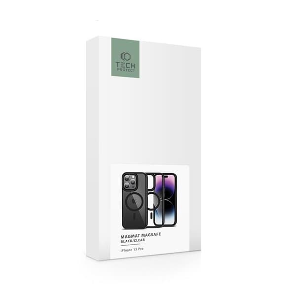 Tech-Protect iPhone 15 Mobilskal Magsafe Magmat - Musta Svart