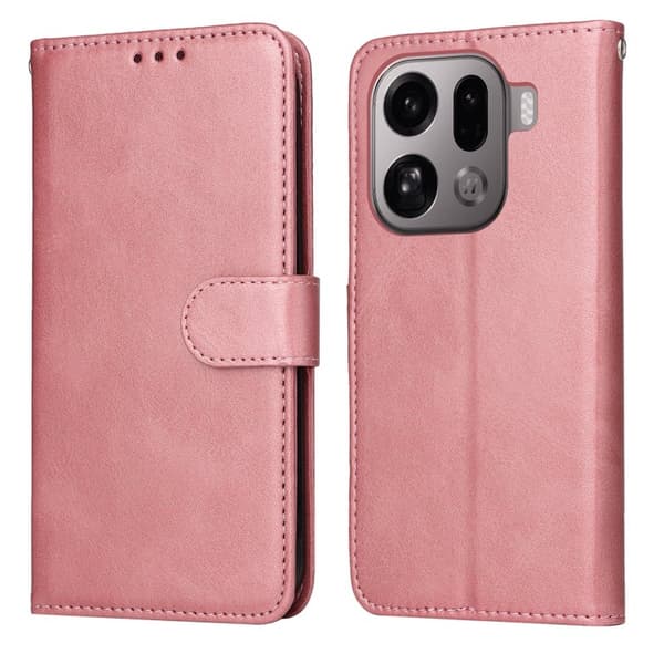 Oppo Find X9 Pro 5G Plånboksfodral Konstläder - Rosa