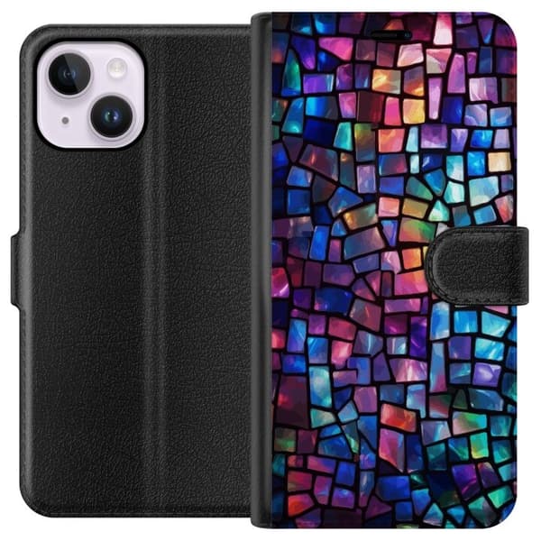 Plånboksfodral till Apple iPhone 15 Plus med Disco