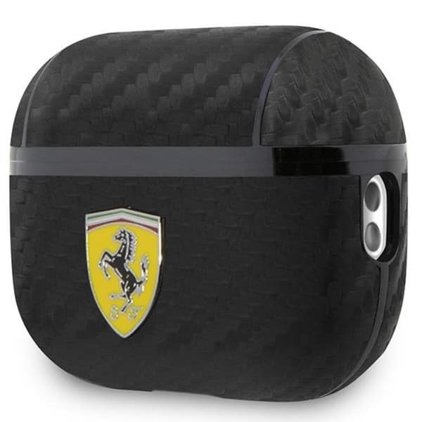 Ferrari AirPods Pro 2 Skal On Track PU Carbon - Sort Black