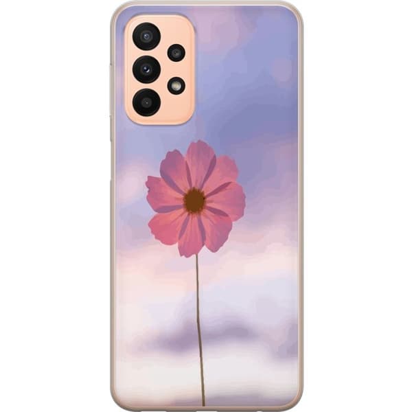 Mobilskal till Samsung Galaxy A23 5G med Rosa blomma
