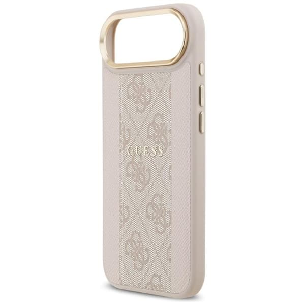Guess Mobilskal till iPhone Air MagSafe 4G Stripe - Rosa