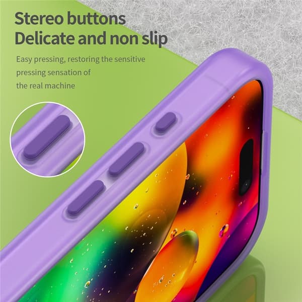 Mobilskal till iPhone 17 MagSafe Slim Matte Translucent - Mörklila Lila
