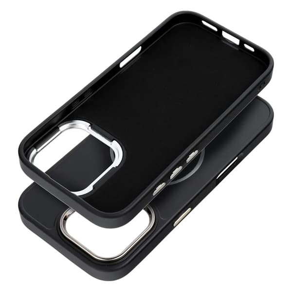 Telefontaske til iPhone 14 Magsafe Frame - Sort Svart