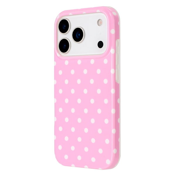 Mobilskal till iPhone 17 Pro Dot Design Imd Tpu Rosa