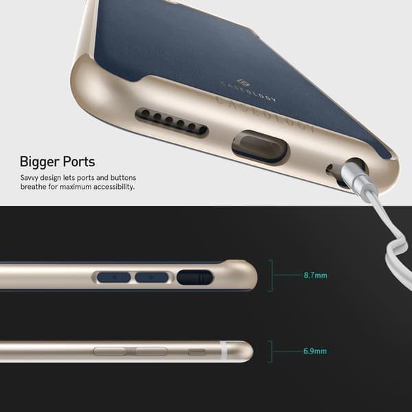 Caseology Envoy Cover til Apple iPhone 6(S) Plus - Blå Blue