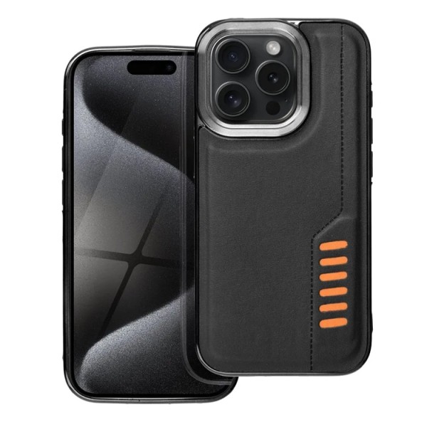iPhone 15 Mobilcover Milano - Sort
