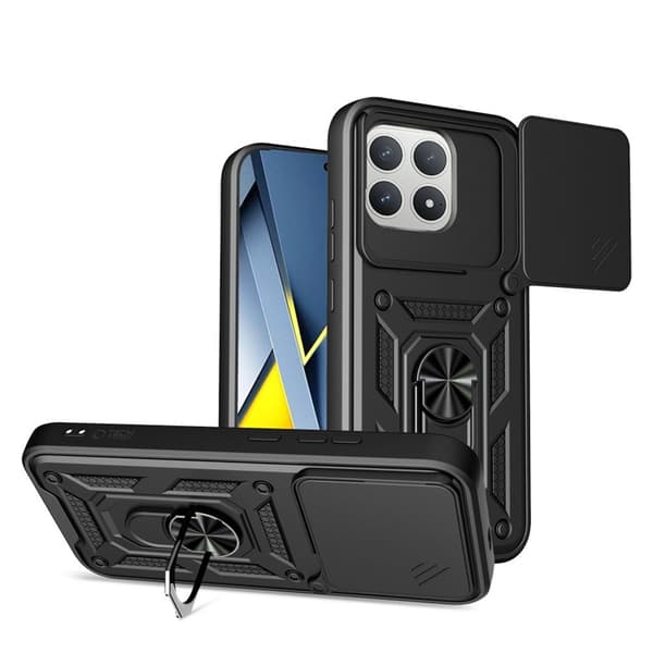 Tech-Protect Mobilskal till Xiaomi Poco F8 Pro Camshield Pro - Svart Svart