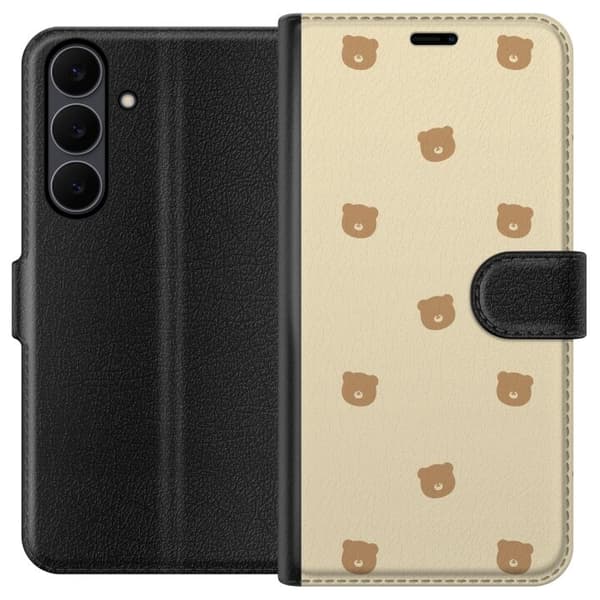 Pungcover til Samsung Galaxy S25 FE med Bjørnemønster