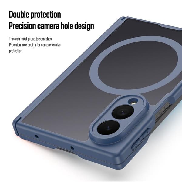 Dux Ducis Mobilskal för Galaxy Z Fold 8 Wide MagSafe Expn Serien - Blå