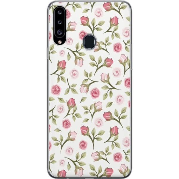 Mobilcover til Samsung Galaxy A20s med Blomstret