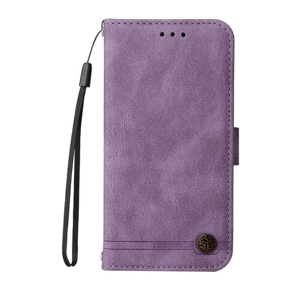 Plånboksfodral för Samsung Galaxy S26 Plus Konstläder Stativ - Lila