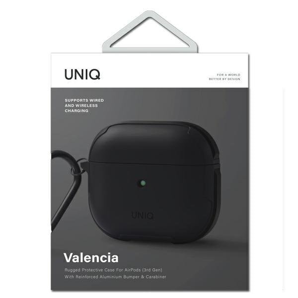 UNIQ Valencia Skal Airpods 3 - Midnight Svart