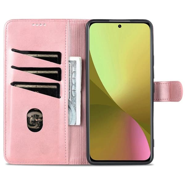 AZNS Xiaomi 12 Lite 5G Plånboksfodral Konstläder - Roséguld