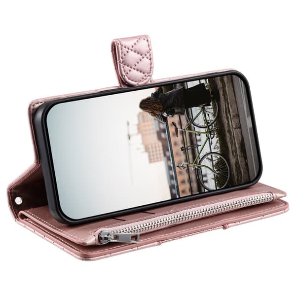 ZIZO Samsung Galaxy S26 Plus Skal Glitter Konstläder - Roséguld
