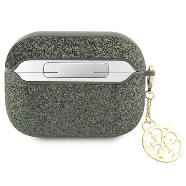 Guess Airpods Pro 2 Skal Glitter Flake Charm - Grön Grön