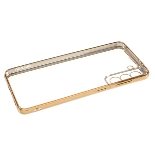 Saluda Transparent Mobilskal för Galaxy S21 4G/5G - Guld