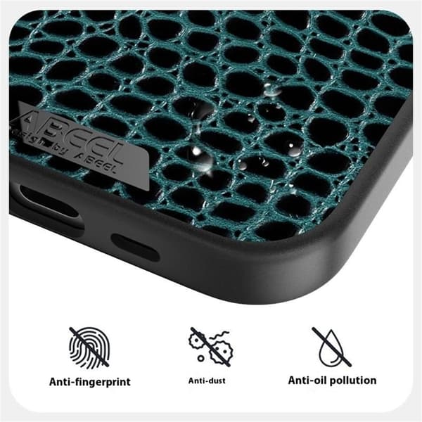 ABEEL Mobilskal till iPhone 16e MagSafe Äkta Läder Grön