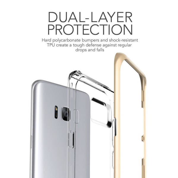 Verus Crystal Bumper Skal till Samsung Galaxy S8 - Gold