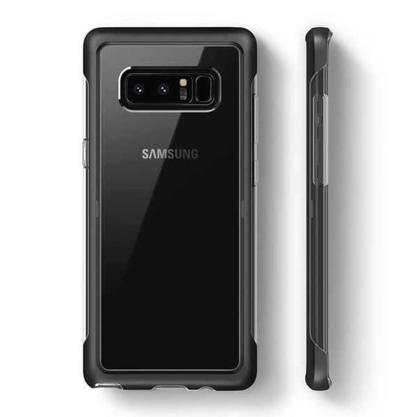 Caseology Skyfall -kuori Samsung Galaxy Note 8:lle - Musta Black