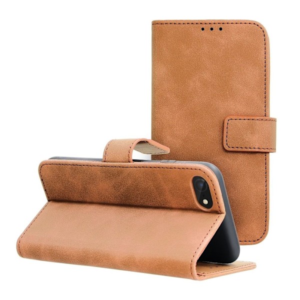 Forcell iPhone 7/8/SE (2020/2022) Plånboksfodral Tender - Brun
