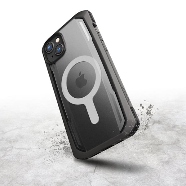 Raptic iPhone 14 Plus Cover Magsafe Secure Armored - Sort Svart