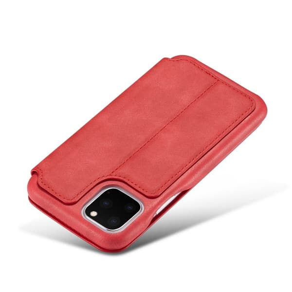 LC.IMEEKE Mobilskal till iPhone 11 Pro KonstLäder - Röd