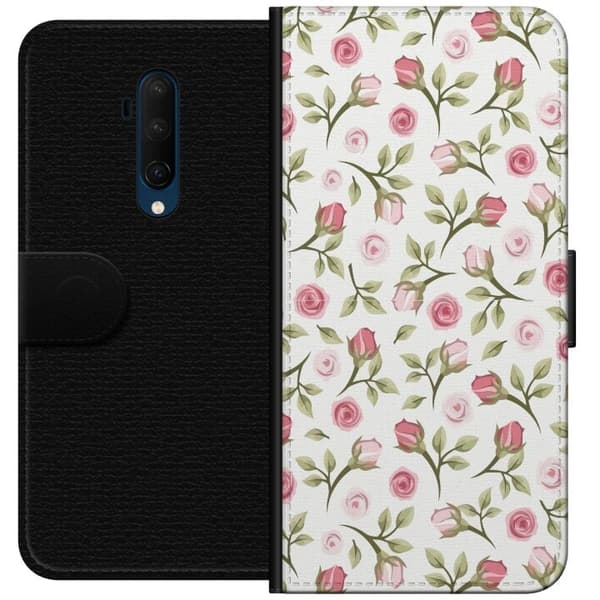 Plånboksfodral till OnePlus 7T Pro med Blommigt