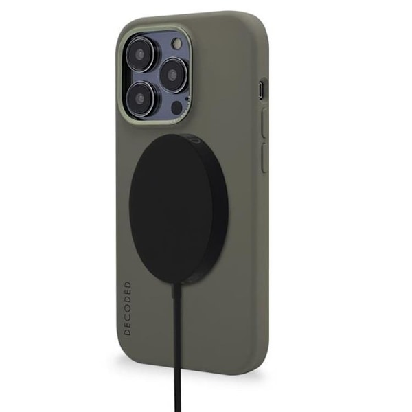 Decoded iPhone 14 Pro Max Mobilskal Magsafe Silikon - Olive