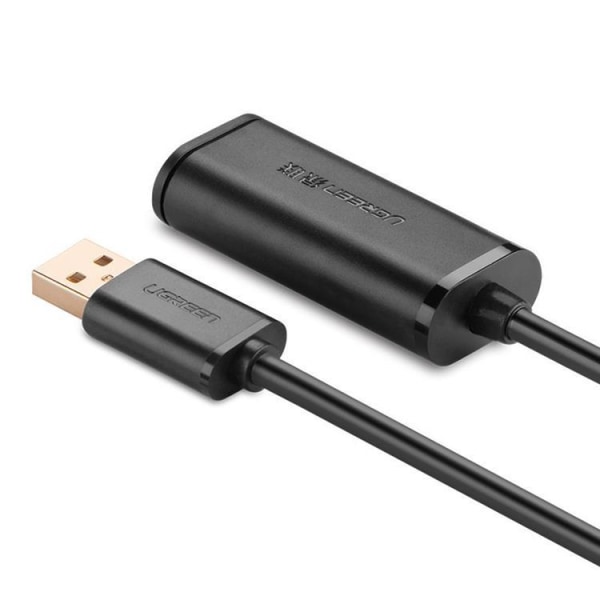 Ugreen Aktiv Förlängning USB 2.0 Kabel 10 m - Svart