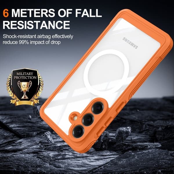 Mobilskal till Samsung Galaxy S26 Plus Plast Magnetiskt - Orange