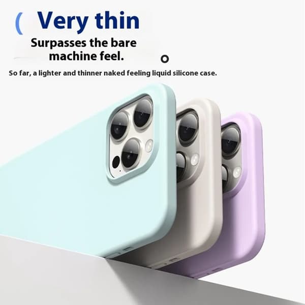 Mobilskal till iPhone 13 Pro MagSafe Ultra Thin Silicone Grå