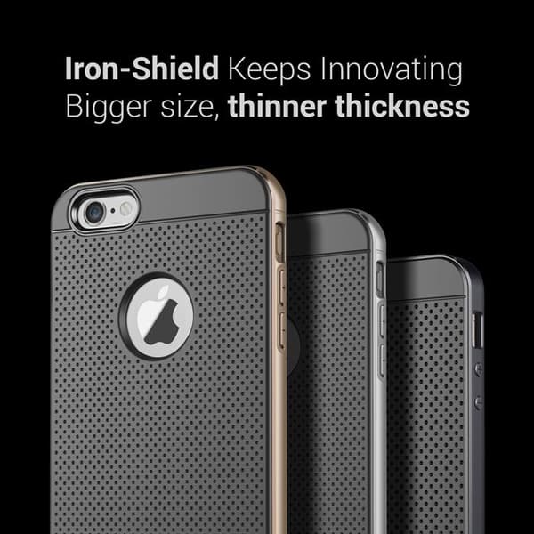 Verus Iron Shield Aluminum Metal Frame Skal till Apple iPhone 6(S) Plus (Blå) Blue