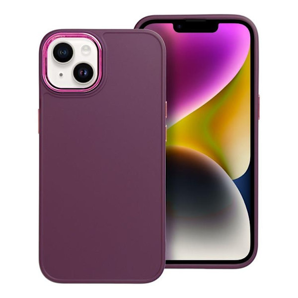 Mobilskal till iPhone 14 Frame - Lila Lila