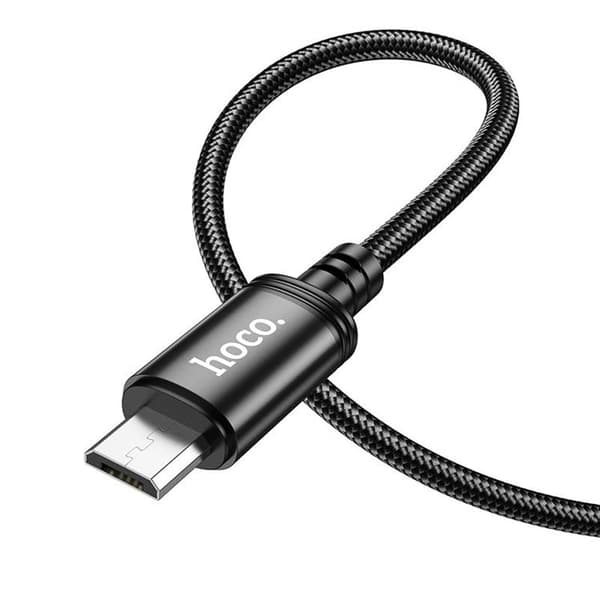 Hoco USB-A - Micro-USB 2.4A Kabel 1m X89 - Svart Svart