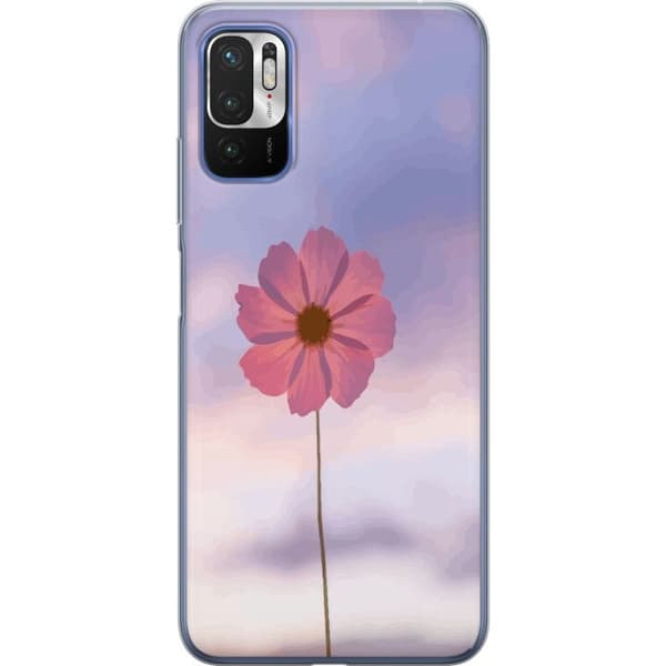Mobilskal till Xiaomi Redmi Note 10 5G med Rosa blomma