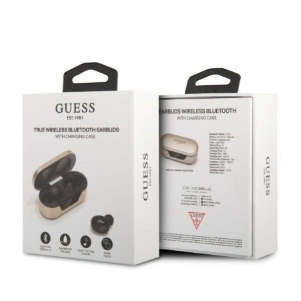 Guess TWS Bluetooth Trådlösa Hörlurar - Guld