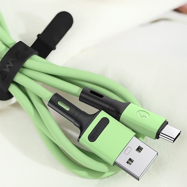 USAMS Kabel U52 USB-C 2A Snabbladdning 1m (US-SJ436) - Lila