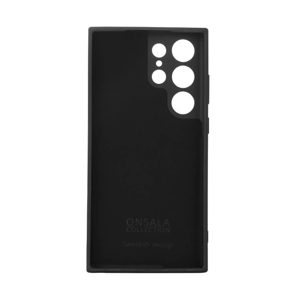 ONSALA Galaxy S23 Ultra 5G Cover Silicone - musta
