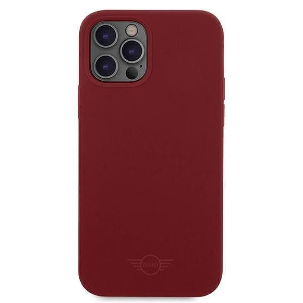 MINI Silicone Tone On Tone Skal iPhone 12 Pro Max - Punainen Red