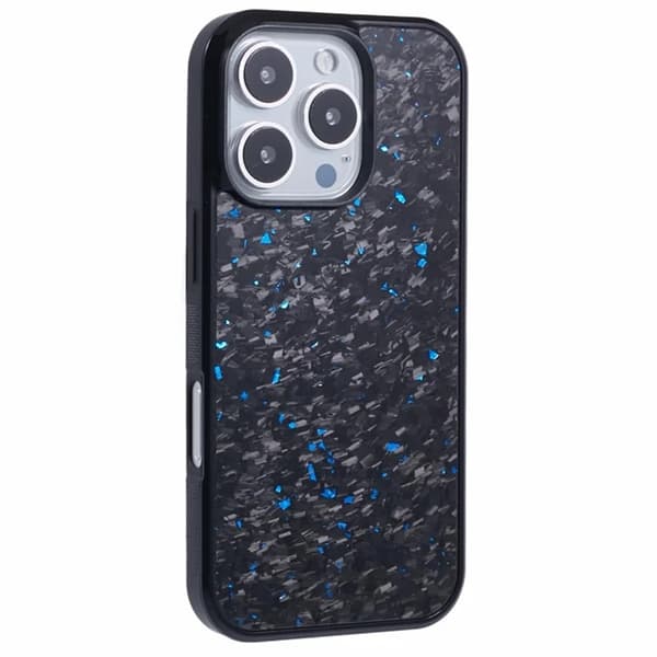 Mobilskal till iPhone 16 Pro Max Aramid Fiber Forged - Blå Blå