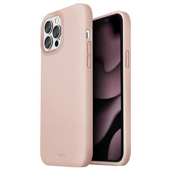 UNIQ Lino Hue Skal iPhone 13 / 13 Pro - Blush Rosa Rosa